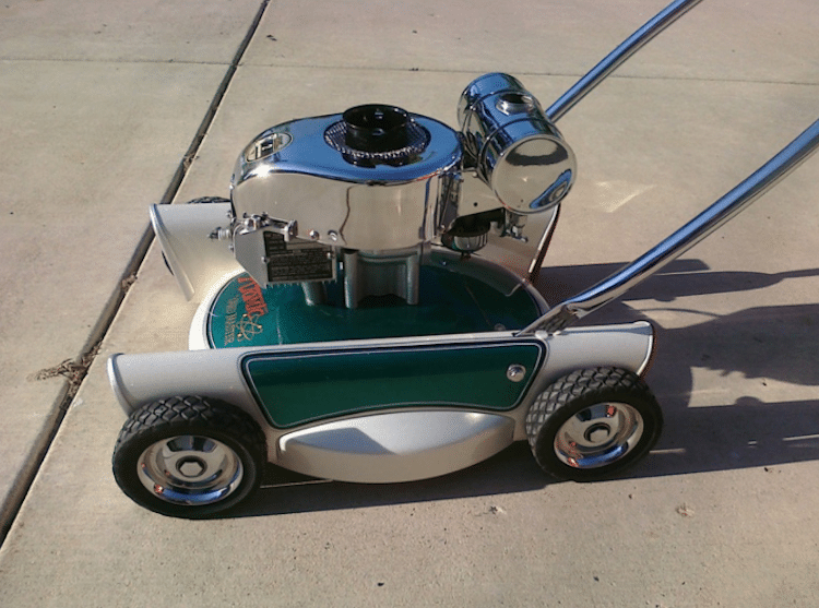 Retro lawn online mower