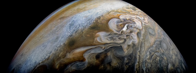 Photos of Jupiter from Juno Cam