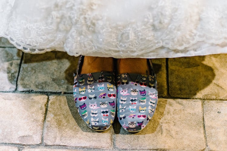 cat wedding shoes