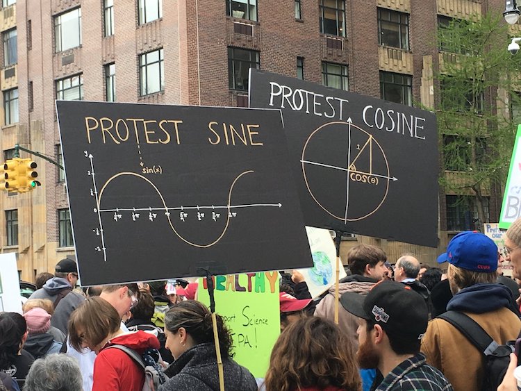 Creative Signs at the March for Science