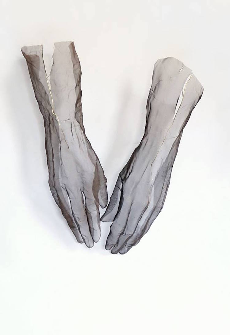 woven metal sculptures michelle mckinney nature art leaves