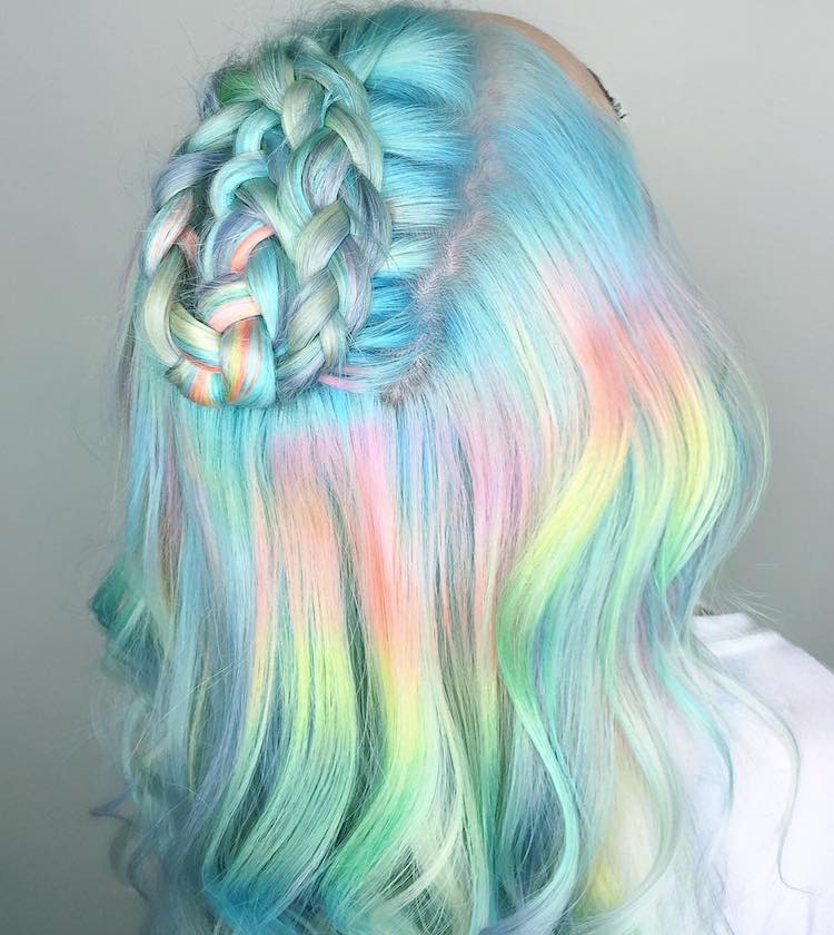 Pastel Rainbow Hair