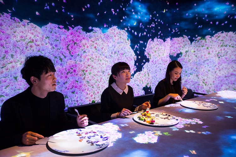 interactive dining table