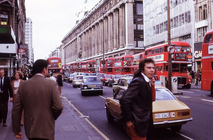 Color Photographs of London in the 1970s by Anonymous Photographer