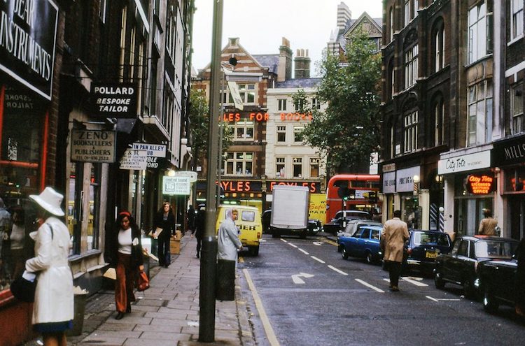 Color Photographs of London in the 1970s by Anonymous Photographer