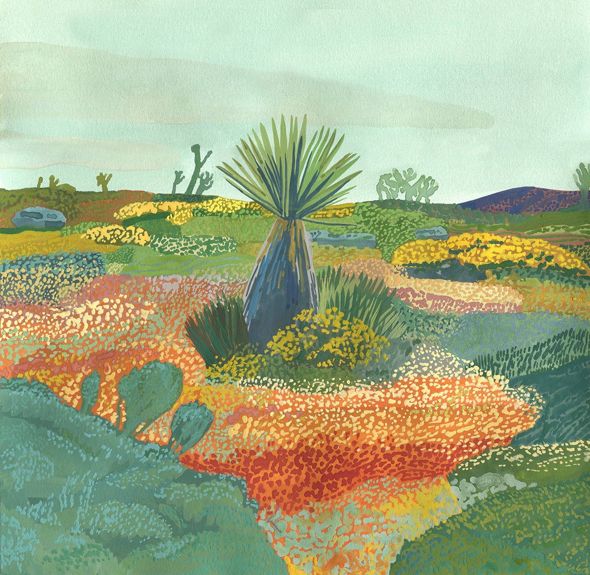 Landscape Painting by Ariel Lee