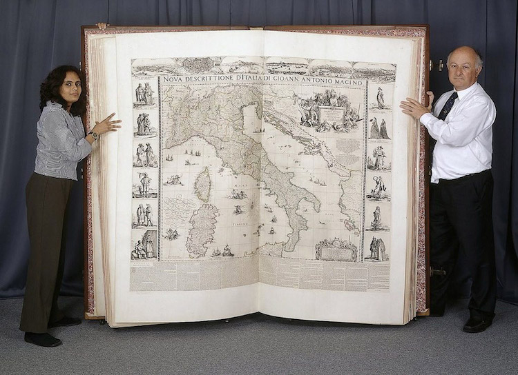 British Library Big Book Atlas Digitization Klencke Atlas