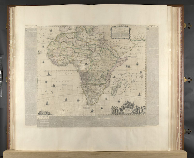 British Library Big Book Atlas Digitization Klencke Atlas