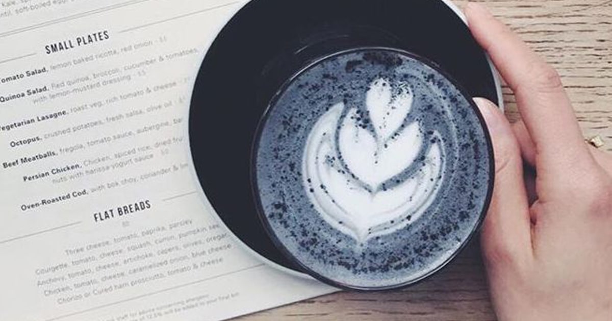 Activated Charcoal Drink is a Goth Take on the Traditional Latte