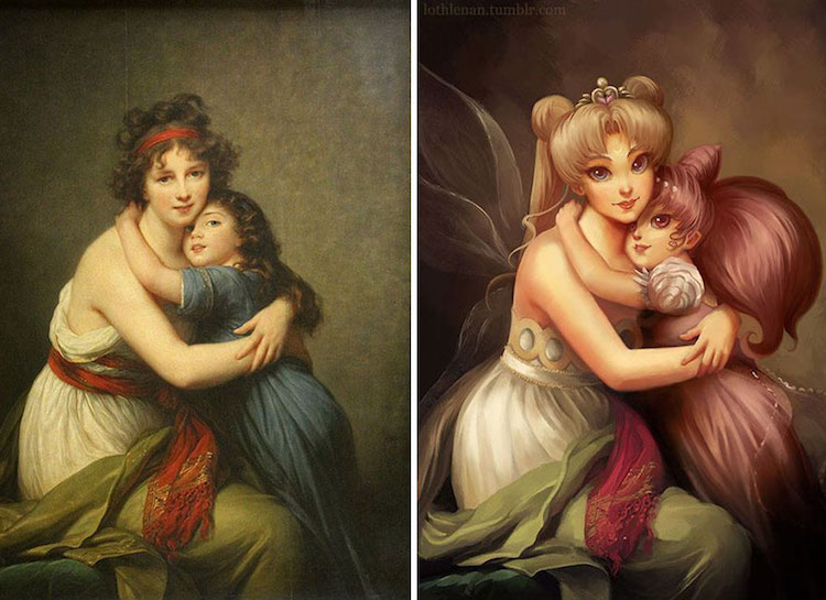 Lothlenan classical paintings as fandoms