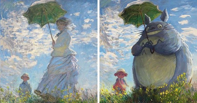 Fandom Art by Lothlenan Turns Classical Paintings to Anime