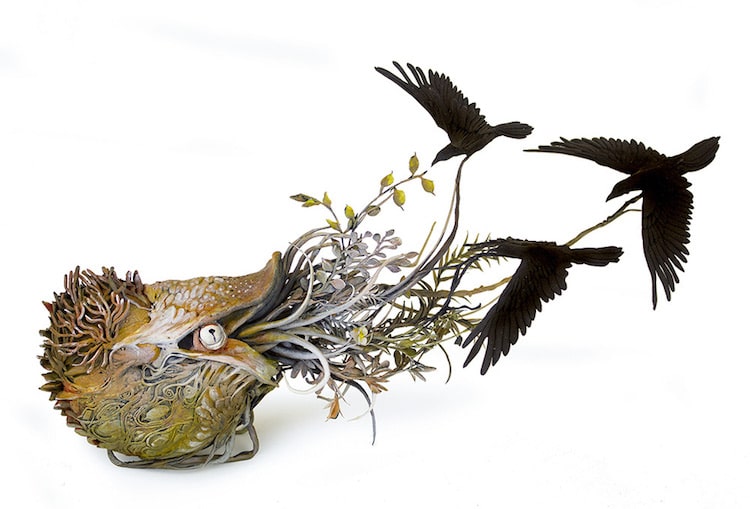 Ellen Jewett Surreal Animal Sculptures Surreal Sculptures Mixed-Media Sculptures