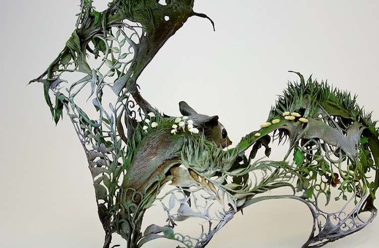 Ellen Jewett Surreal Animal Sculptures Surreal Sculptures Mixed-Media Sculptures