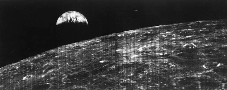 First Photo of Earth from the Moon