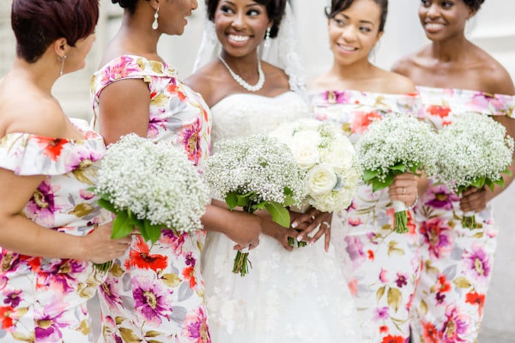 Floral Bridesmaid Dresses Floral Print Bridesmaid Dresses Bridesmaid Gown