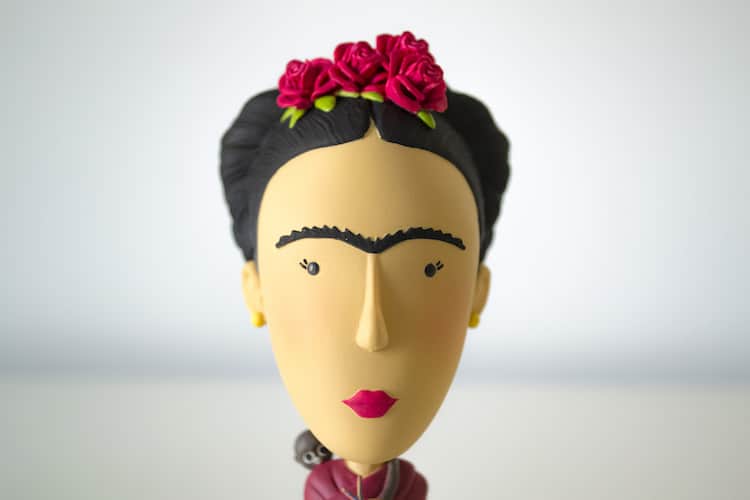 Frida Kahlo Action Figure Frida Action Figure Frida Figurine Frida Doll Frida Kahlo Doll Today is Art Day