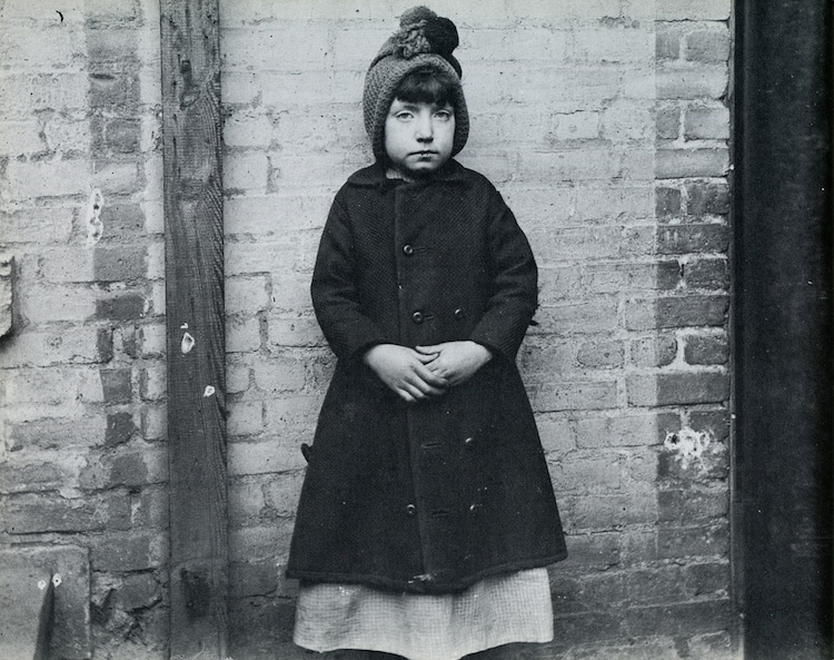 Foto de una niña de Jacob Riis