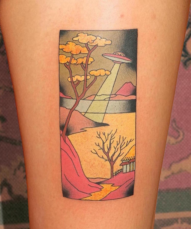 japanese modern art tattoo