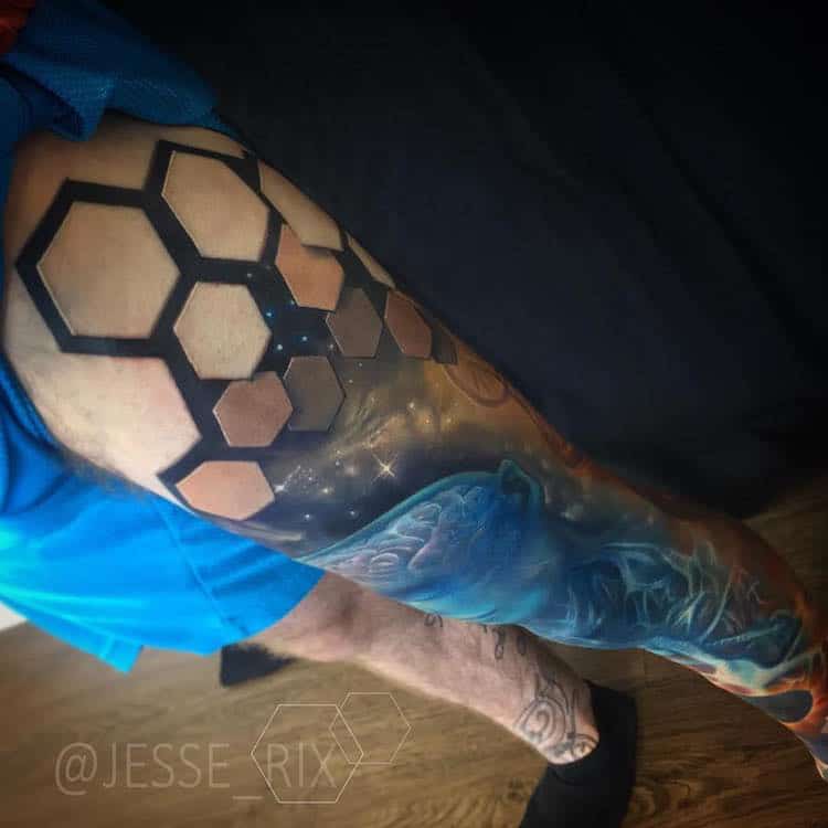 Optical Illusion Tattoos Jesse Rix