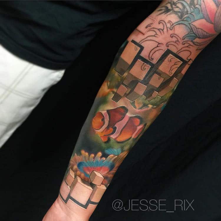 Optical Illusion Tattoos Jesse Rix