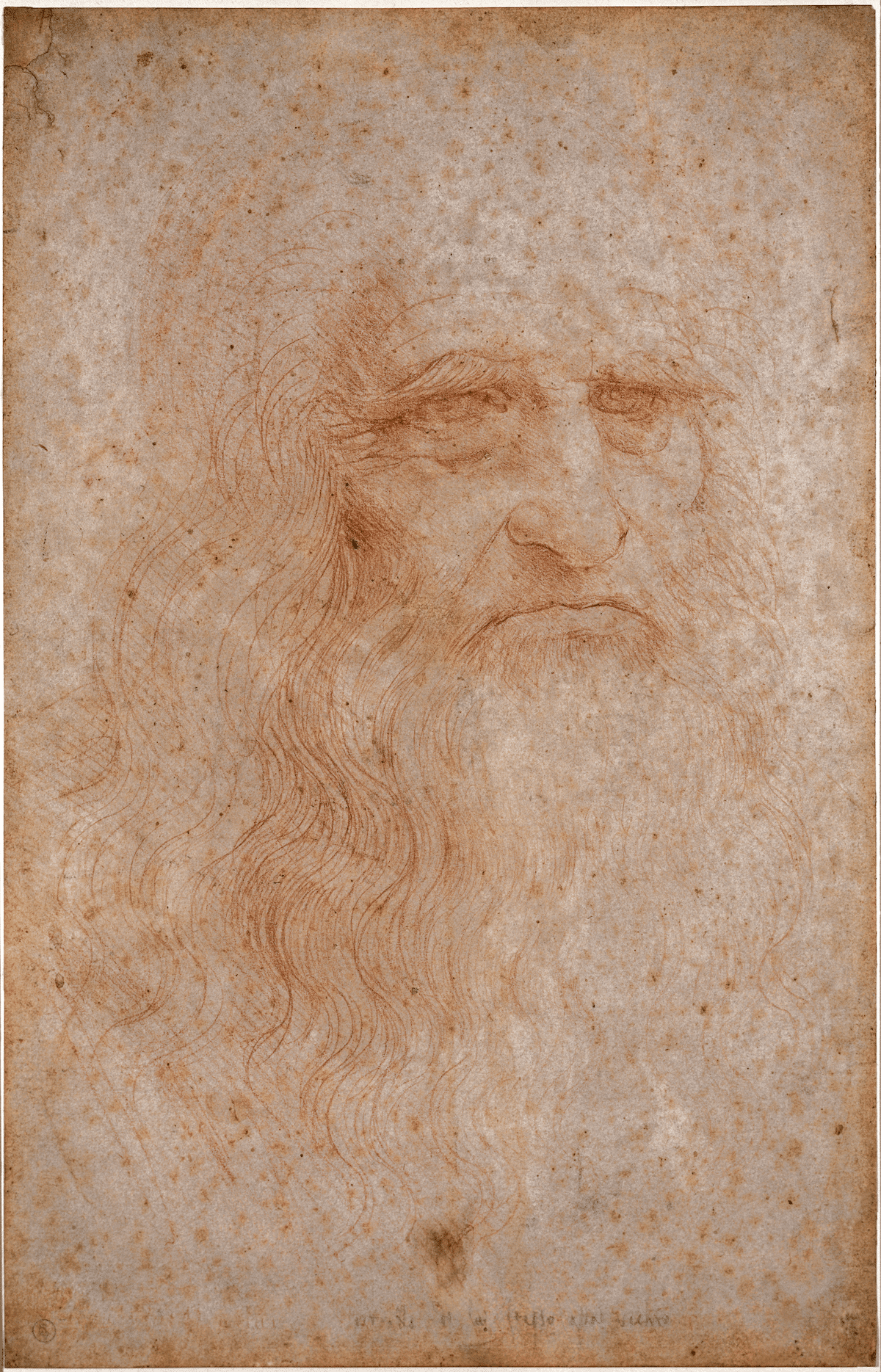 Self-Portrait by Leonardo da Vinci