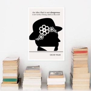 Literary Art Prints and Book Posters Feature Illustrated Book Quotes