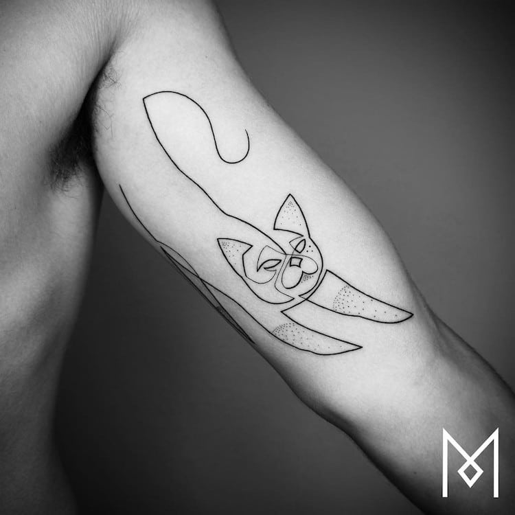 Minimalist Tattoo Single Line Tattoo Line Tattoos One Line Tattoo Mo Ganji