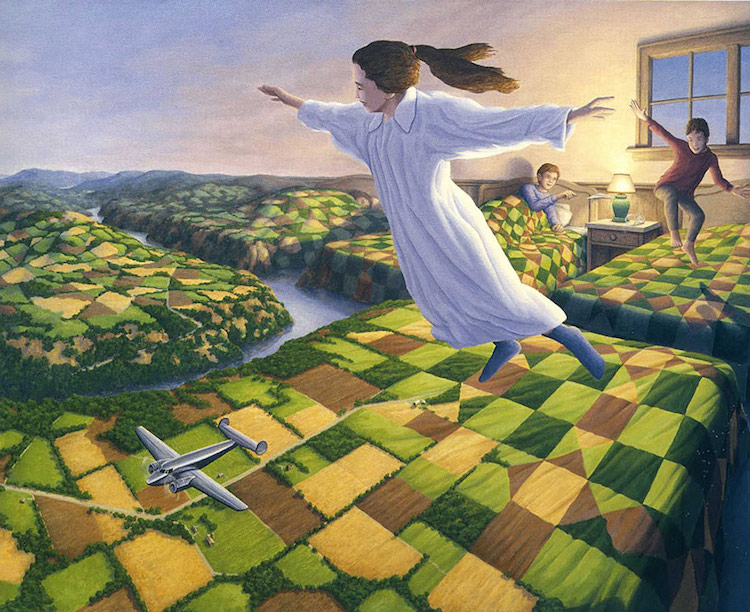 Surreal Optical Illusion Art Imagines The World With Magical Realism