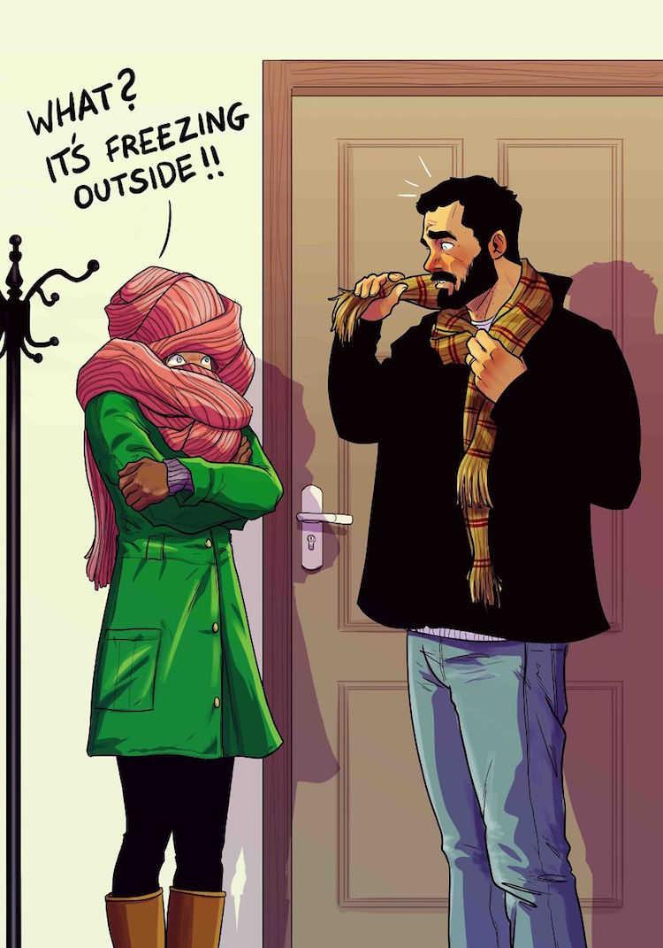 Relationship Comics Yehuda Adi Devir Illustration