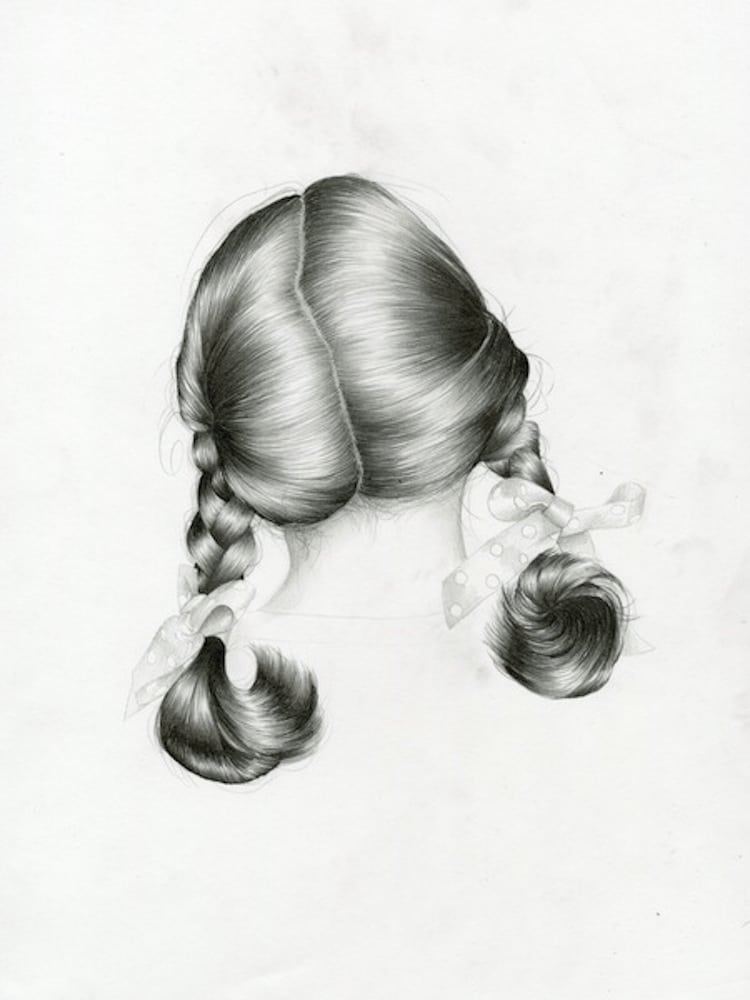 Nettie Wakefield Reversed Portraits Reversed Portrait Series Pencil Drawings