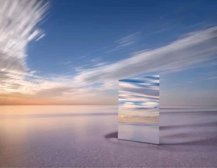 Salt Vanity Series Landscape Mirrors Murray Fredericks Photography Art