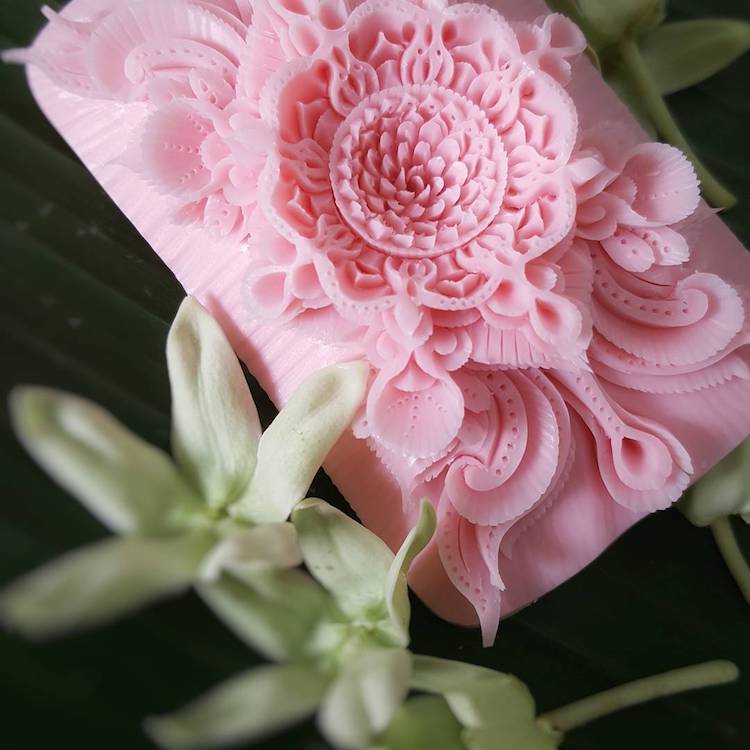 Carved Soap Sculptures by Narong