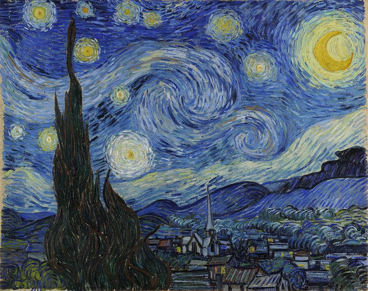 Van Gogh Starry Night Art Post-Impressionism Famous Paintings