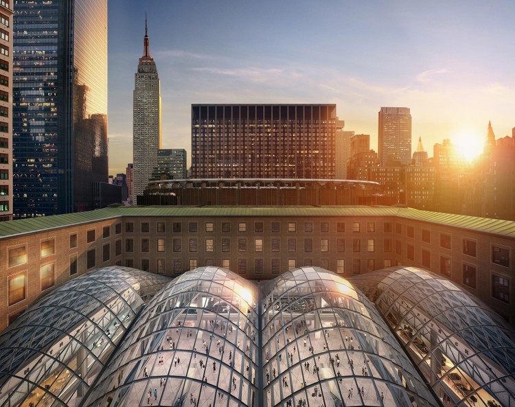 Penn Station Farley Post Office Building Renderings