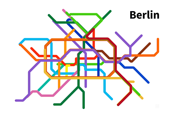 Animated Subway Map Metro Map Berlin