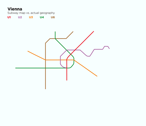 Animated Subway Map Metro Map Vienna