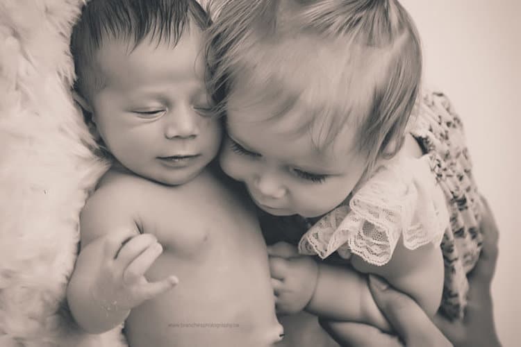 Newborn Baby Photos of Baby Born in a Grocery Store