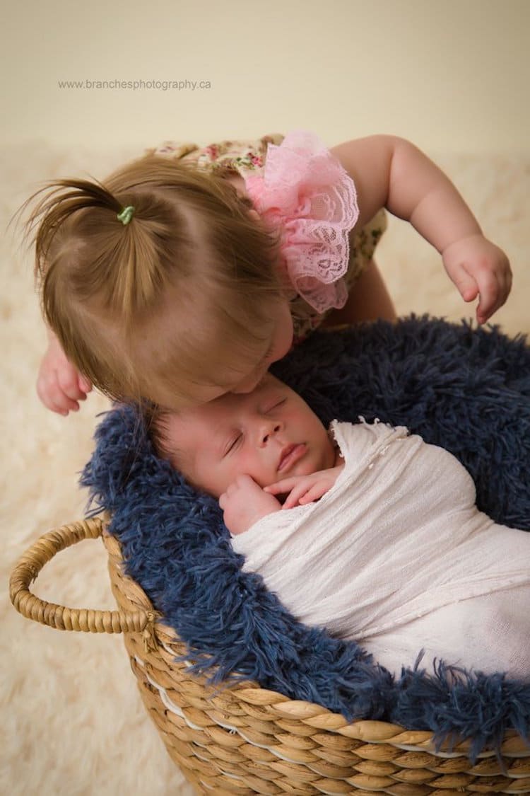 Newborn Baby Photos of Baby Born in a Grocery Store