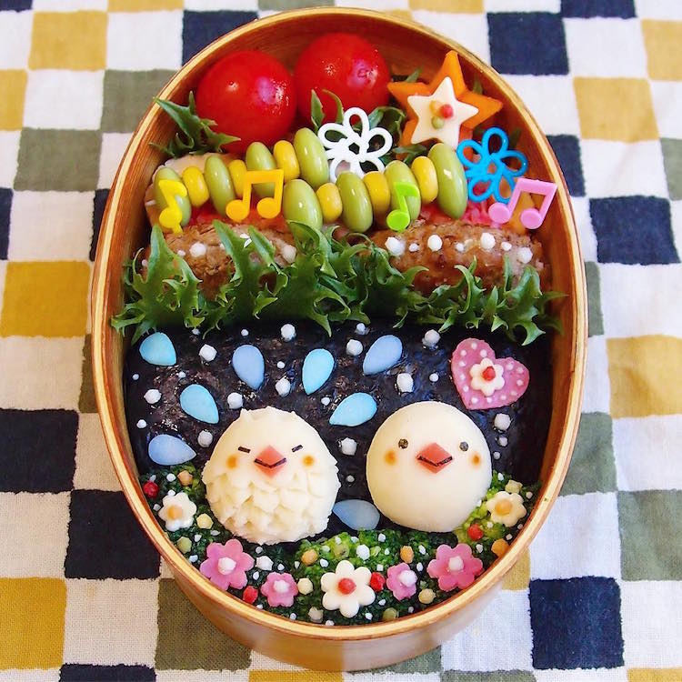 Bento Box Art Inspired by Colorful Pop Culture Characters