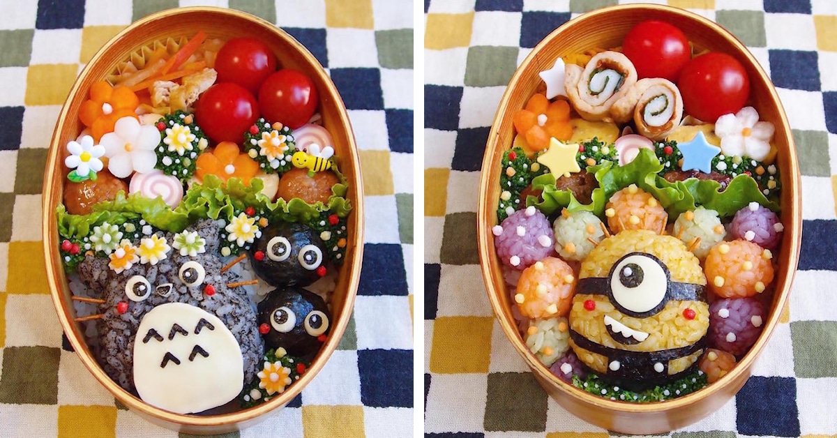 Japanese Mom Creates Awesome Anime-Inspired Bento Box Art