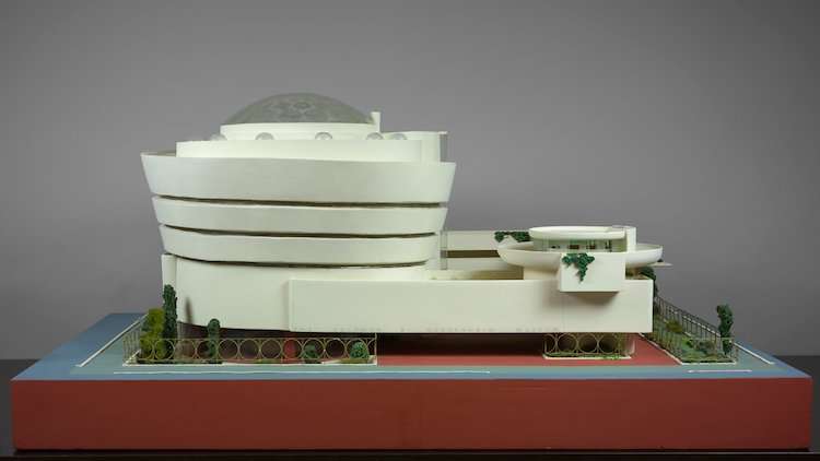 Frank Lloyd Wright model guggenheim