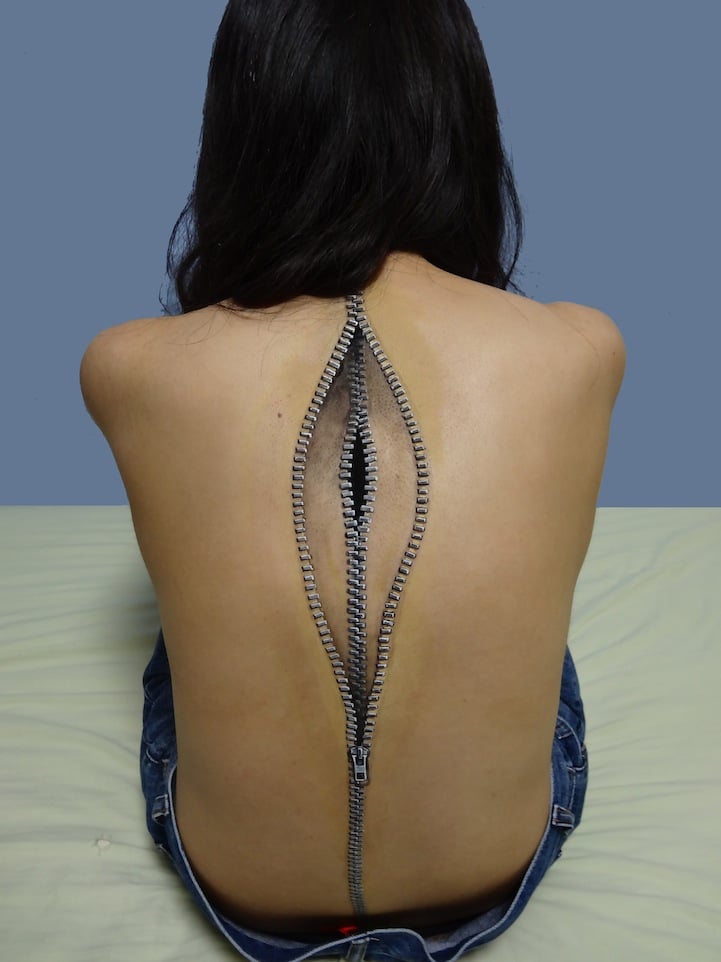 Hikaru Cho Body Art Illusion Art
