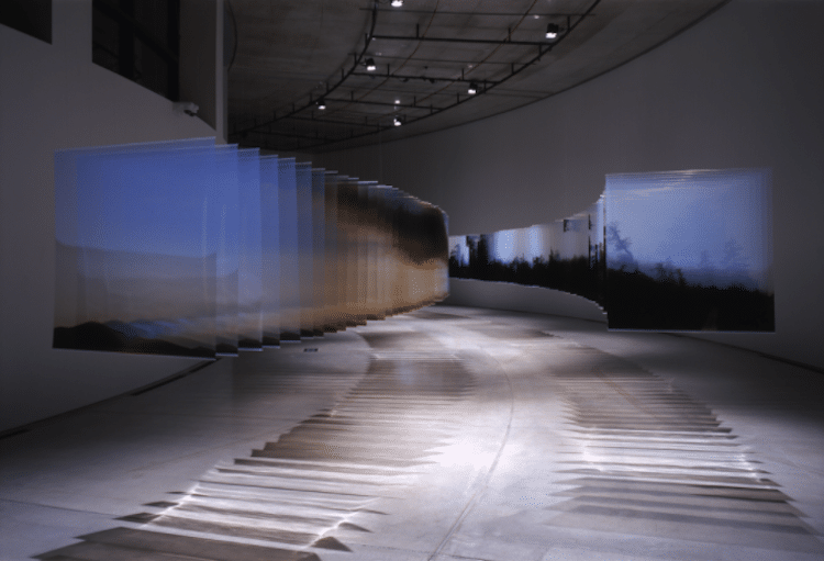 Layer Drawings Nobuhiro Nakanishi Installation Art Photos on Glass