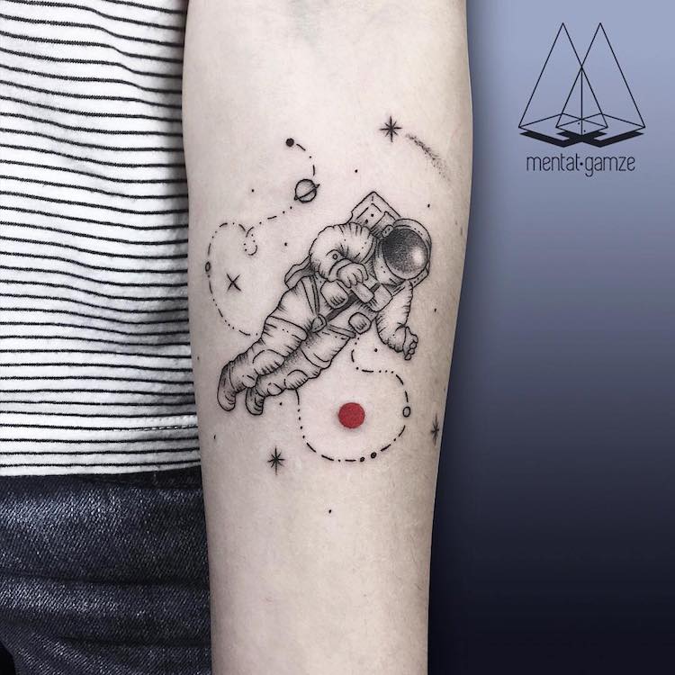 Artist Celebrates Change with Eye-Catching Red Dot Tattoo