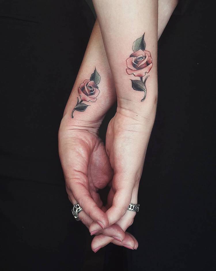 The Ink Manifesto Tattoo Parlour  Mother daughter roses tattooed by Steph    Facebook