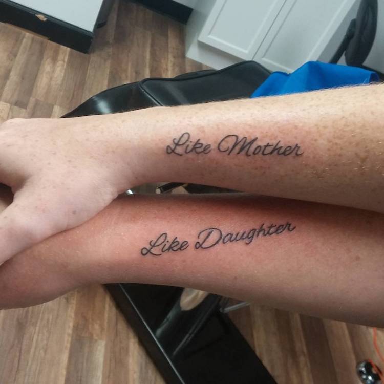 20 Mother Daughter Tattoos to Represent Your Love
