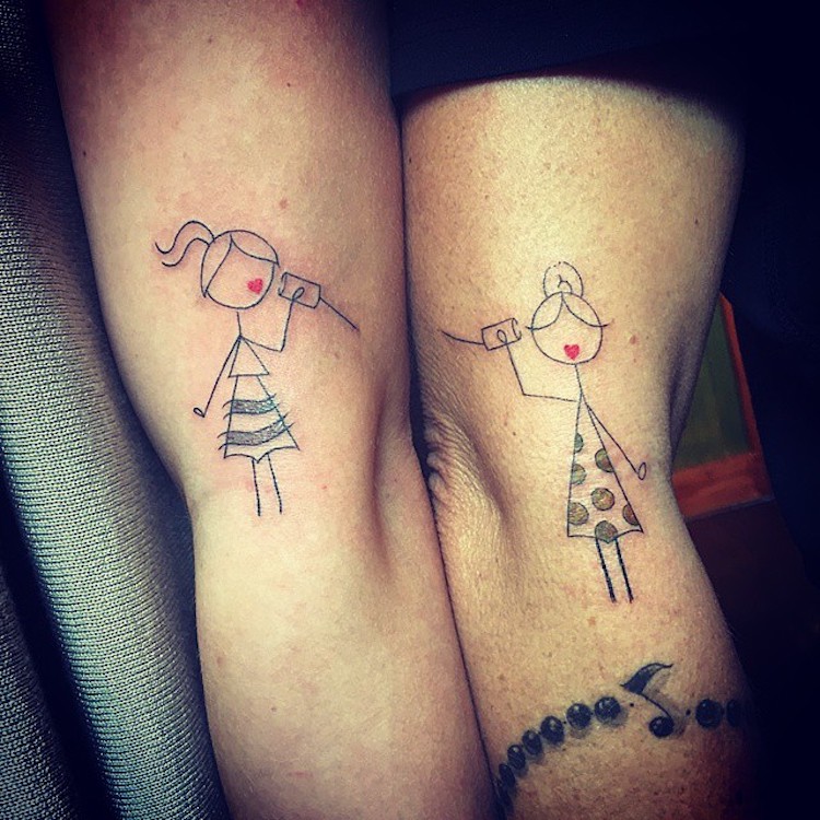 Mother Daughter Tattoos