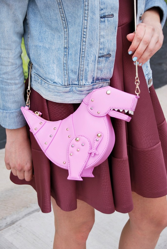 Dinosaur purse sale