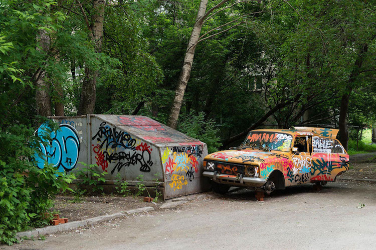 Anamorphic Street Art at the Stenograffia Festival