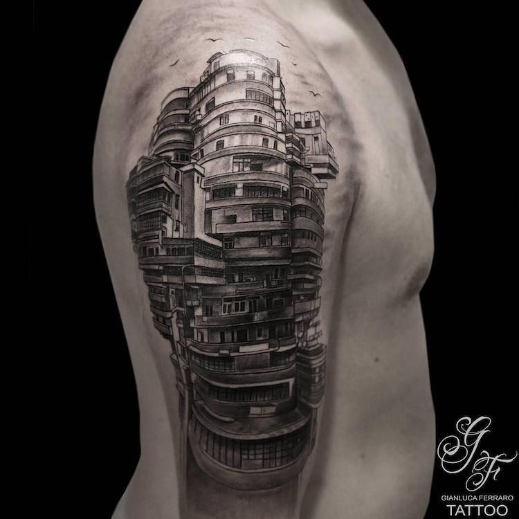 architecture tattoo